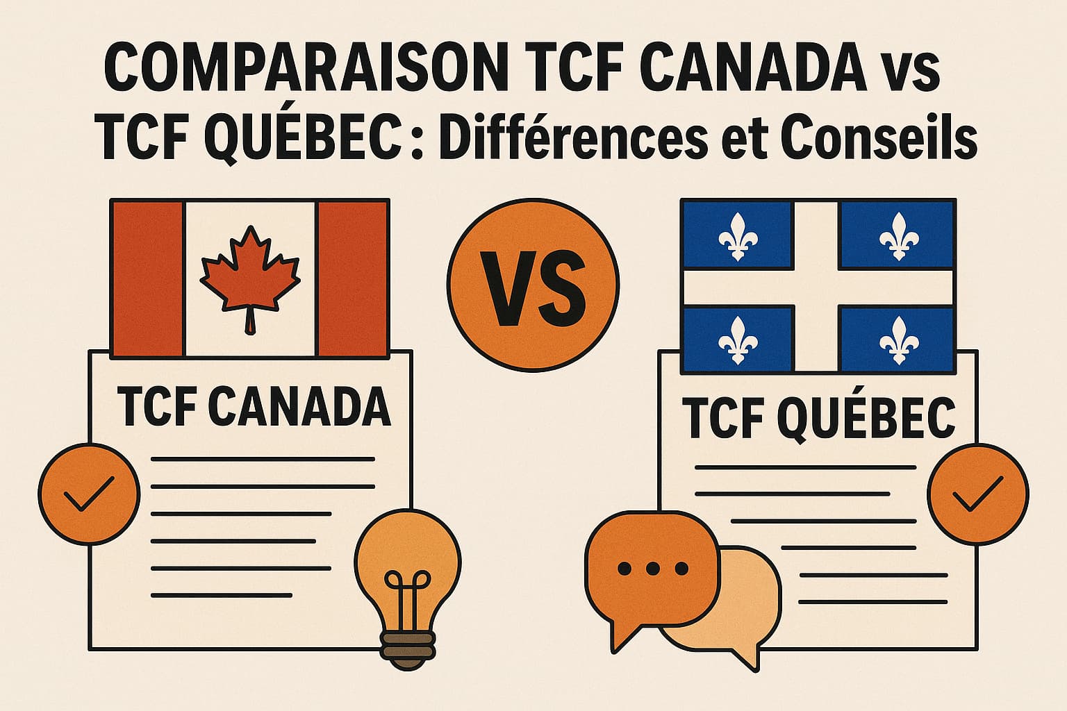 Comparaison TCF Canada vs TCF Québec : Différences et Conseils